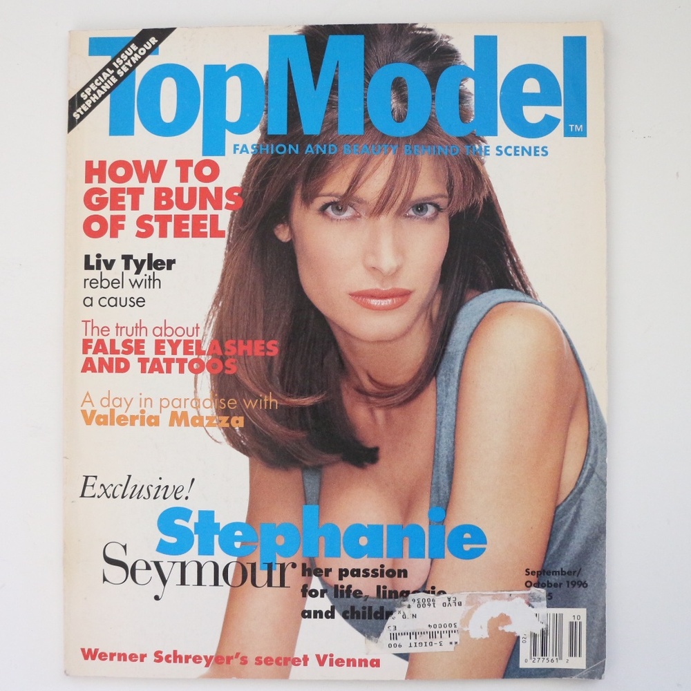 TopModel Magazine Stephanie Seymour cover